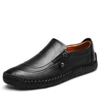 Klassieke leren mocassins