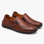 Klassieke leren mocassins
