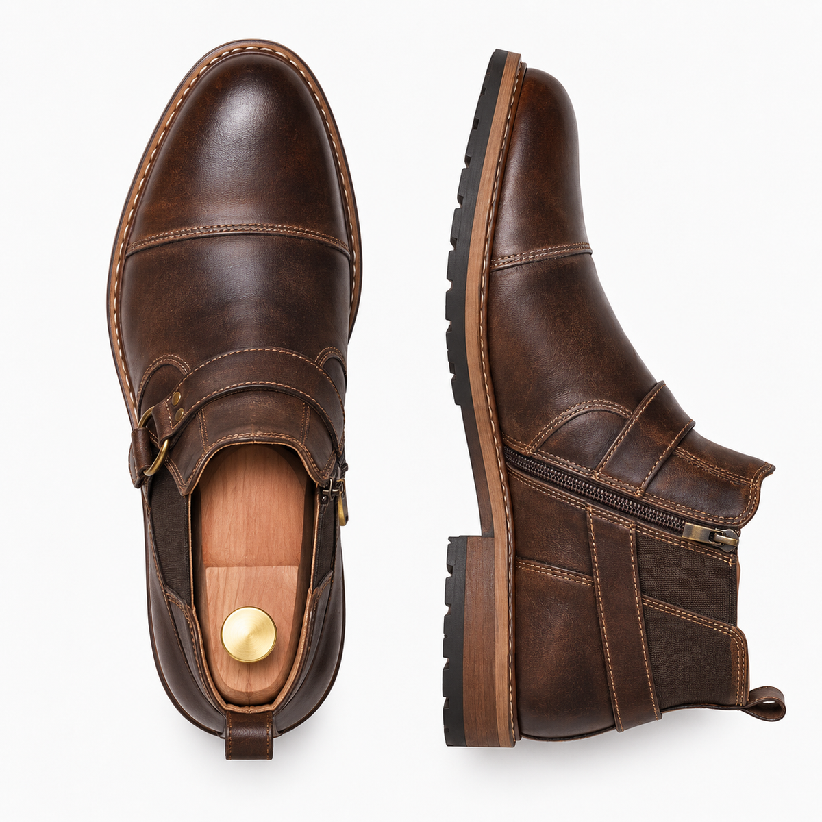 Roadster leren boots