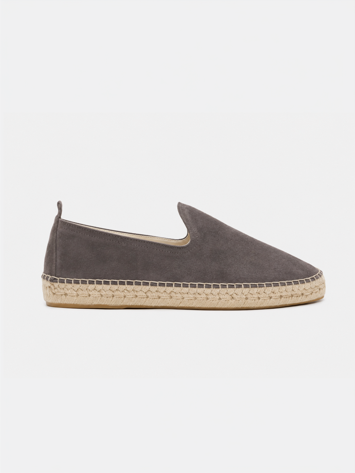 The Espadrille - Lichtgrijs suède