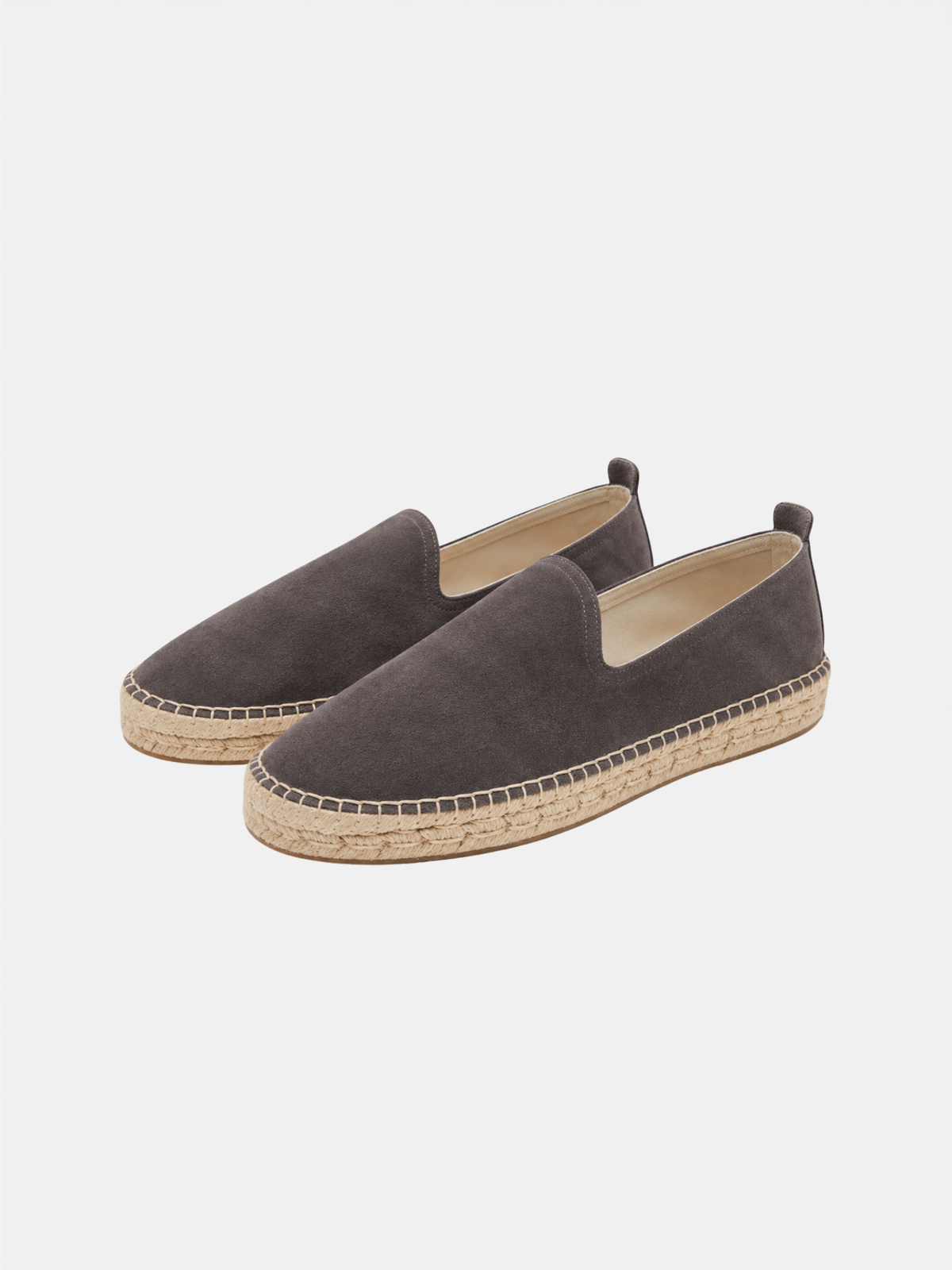 The Espadrille - Lichtgrijs suède
