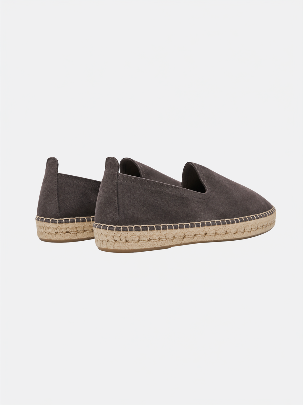 The Espadrille - Lichtgrijs suède