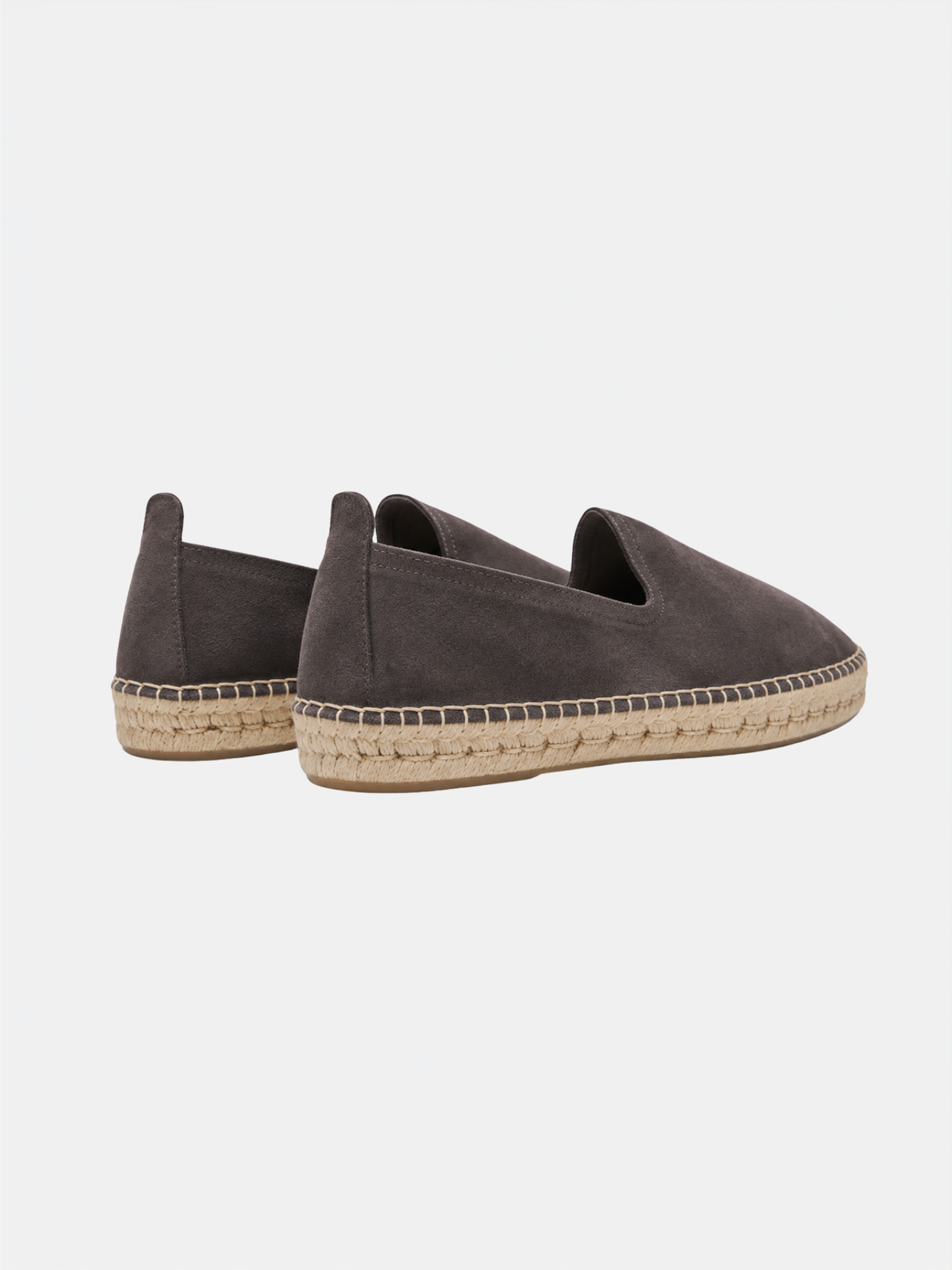 The Espadrille - Lichtgrijs suède