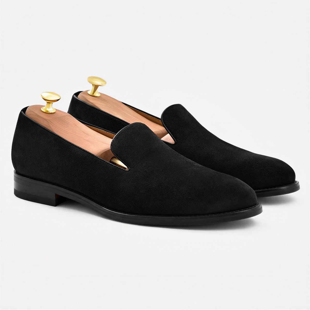 Langford Wholecut Suède Loafers voor heren
