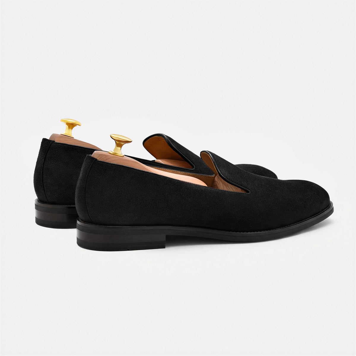 Langford Wholecut Suède Loafers voor heren