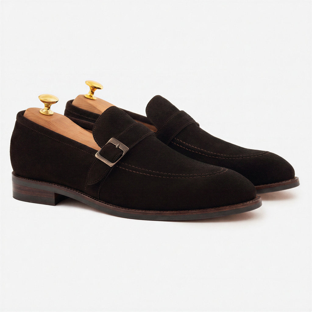 Archie Belted Loafers voor heren – waterafstotend suède