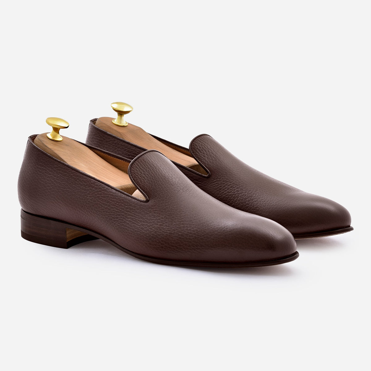 Langford wholecut loafers generfd leer voor heren