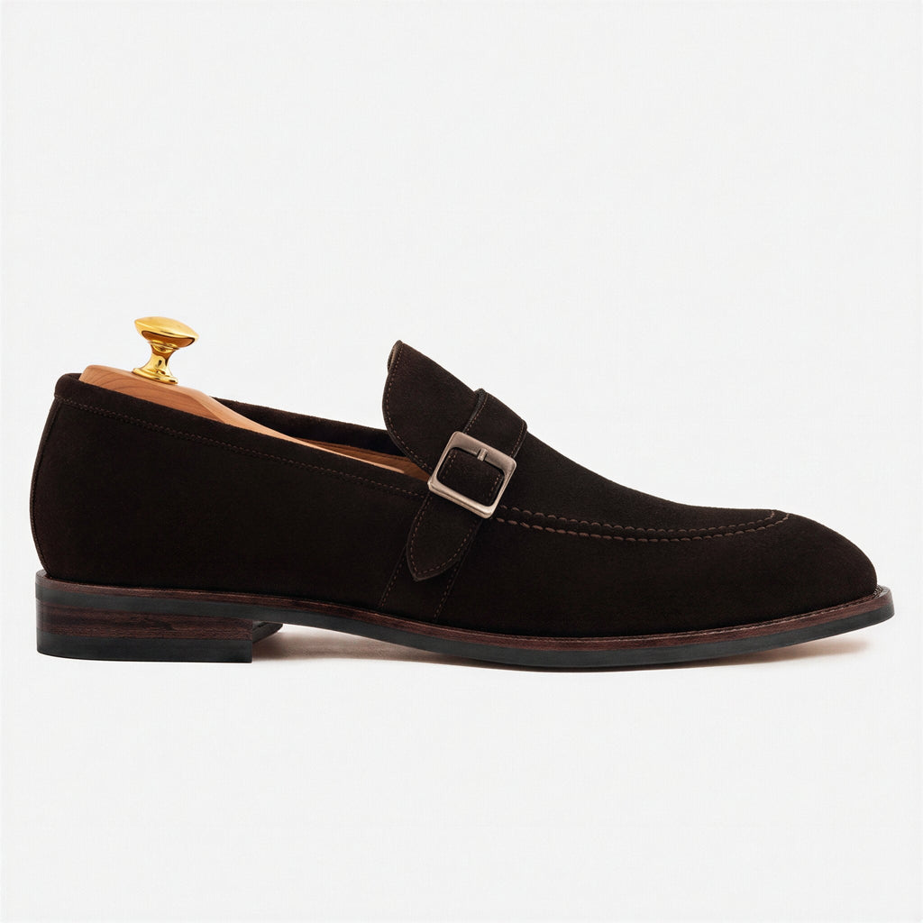Archie Belted Loafers voor heren – waterafstotend suède