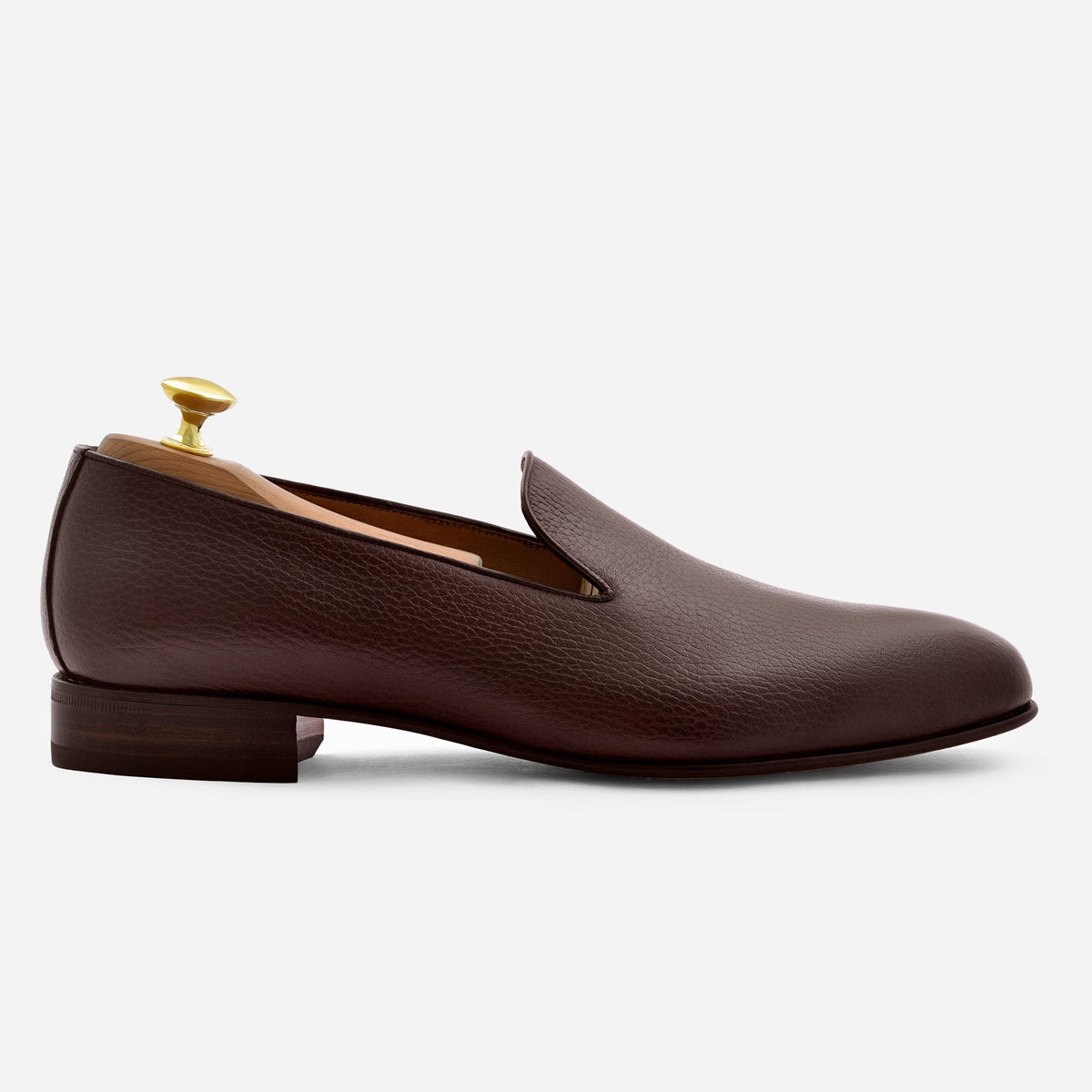 Langford wholecut loafers generfd leer voor heren