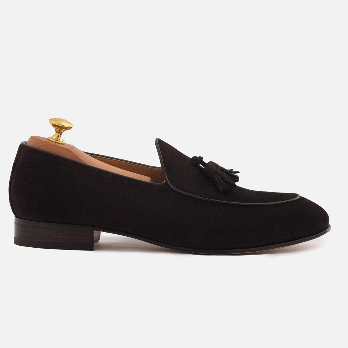 Anatomie van de Perry Belgian Loafer in waterafstotend suède