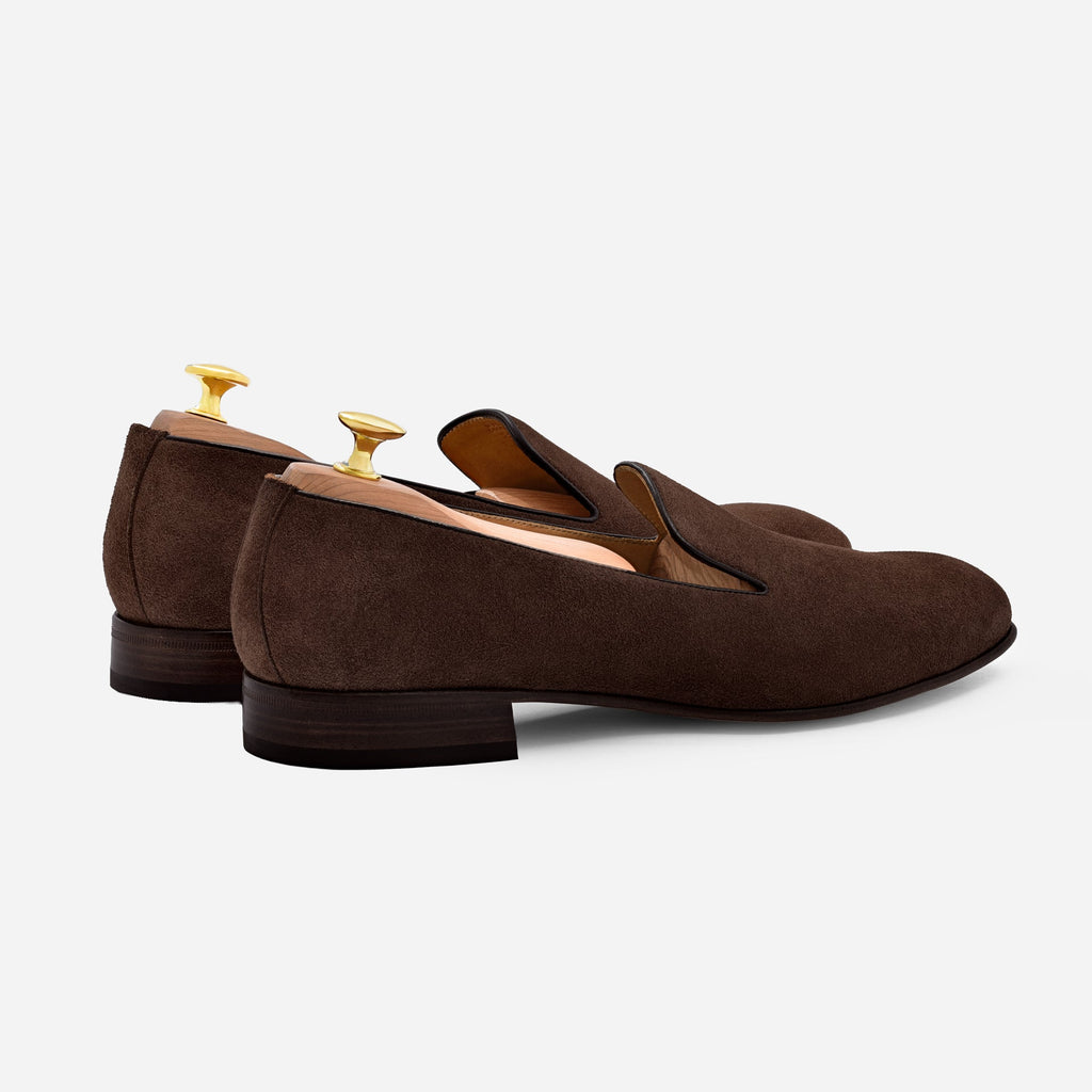Langford Wholecut Suède Loafers voor heren