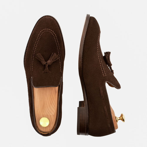 Bernard Tassel Loafers suède voor heren