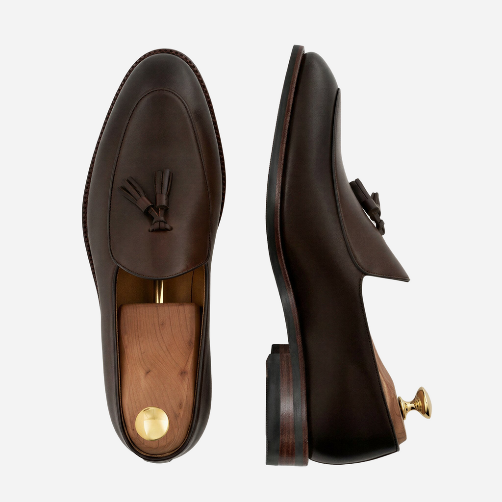 Perry Belgian Loafer voor heren in premium volnerf leer