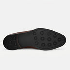 Langford wholecut loafers generfd leer voor heren
