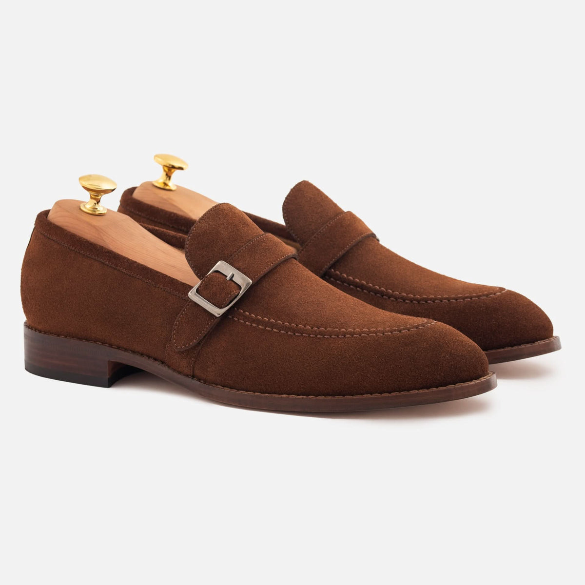 Archie Belted Loafers voor heren – waterafstotend suède