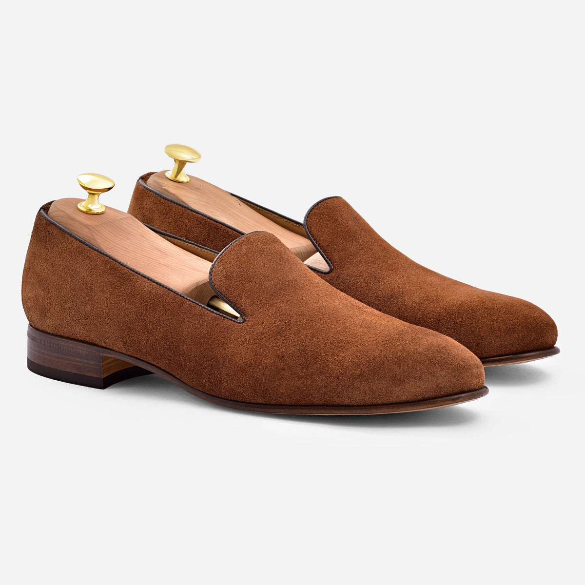 Langford Wholecut Suède Loafers voor heren