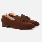 Perry Belgian Loafers voor heren in waterafstotend suède