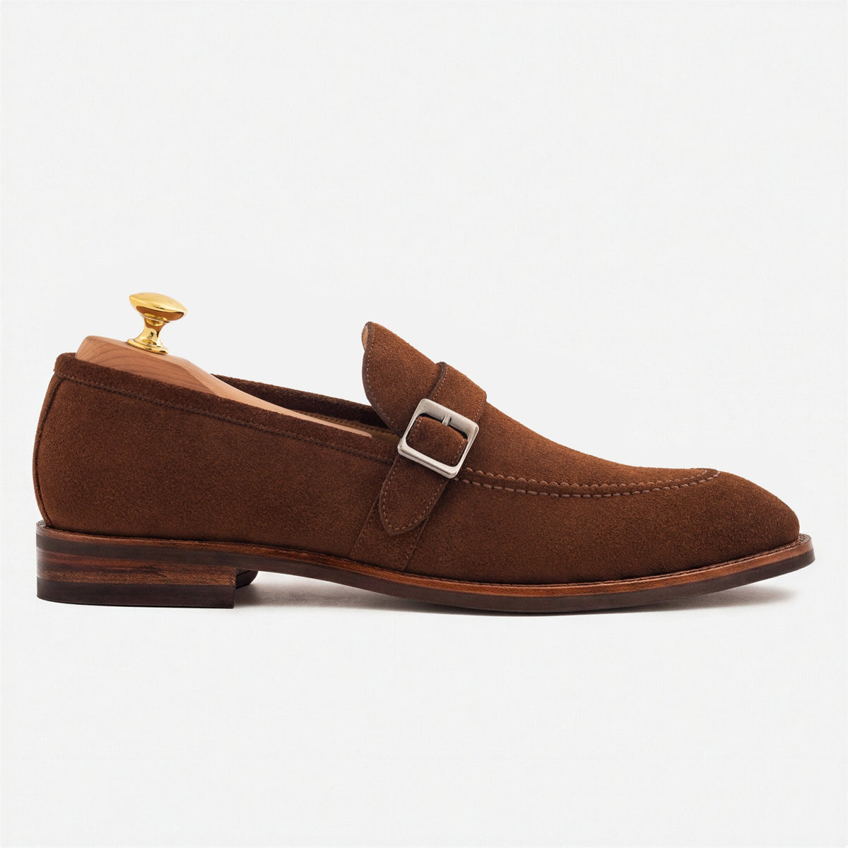 Archie Belted Loafers voor heren – waterafstotend suède