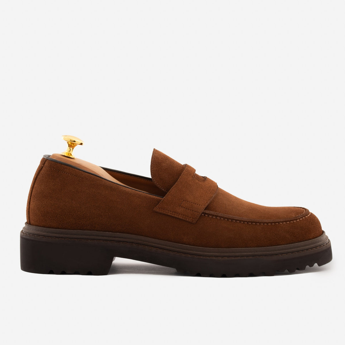 Fuentes loafers waterafstotend suède voor heren