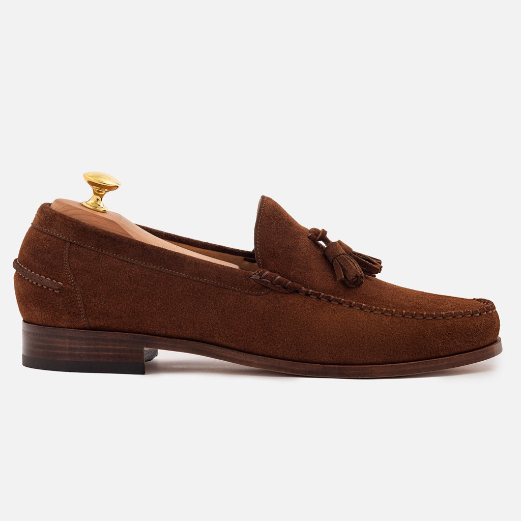 Lewis Tassel Loafers van waterafstotend suède voor heren
