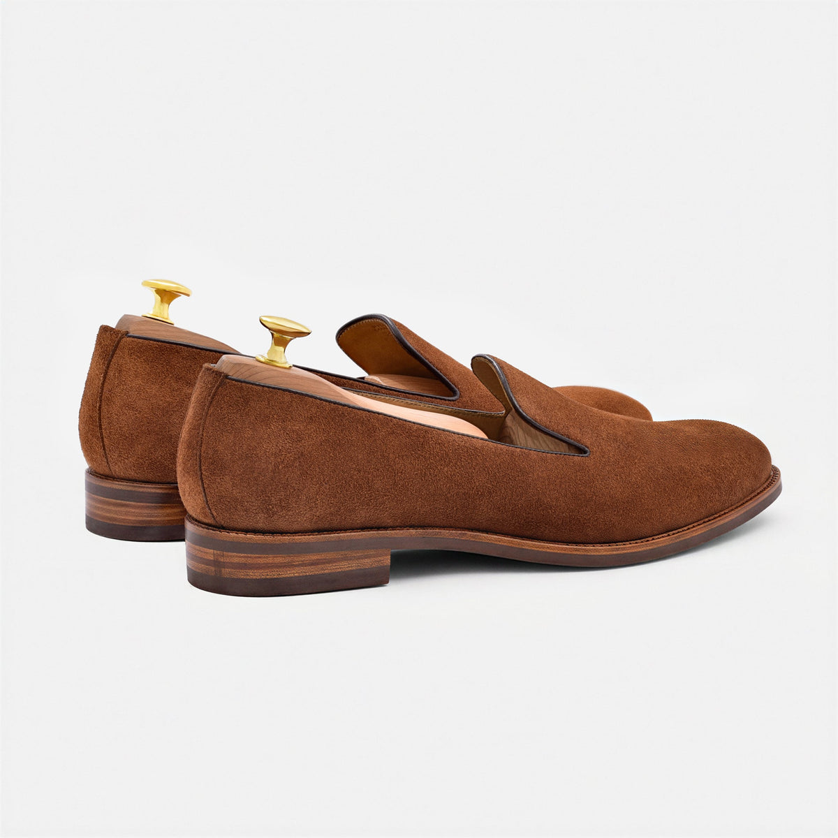 Langford Wholecut Suède Loafers voor heren