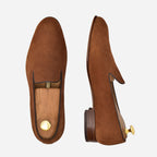 Langford Wholecut Suède Loafers voor heren