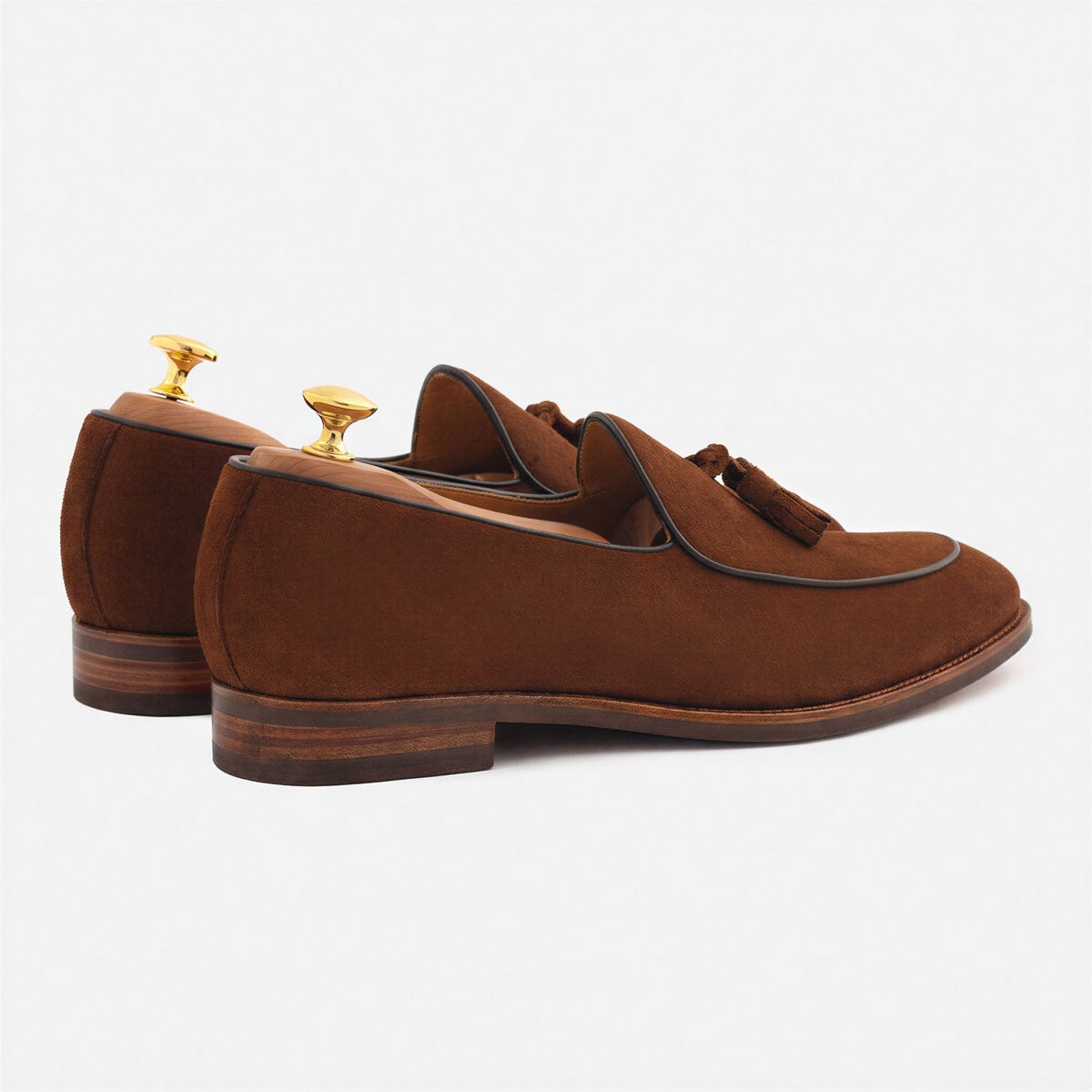 Perry Belgian Loafers voor heren in waterafstotend suède