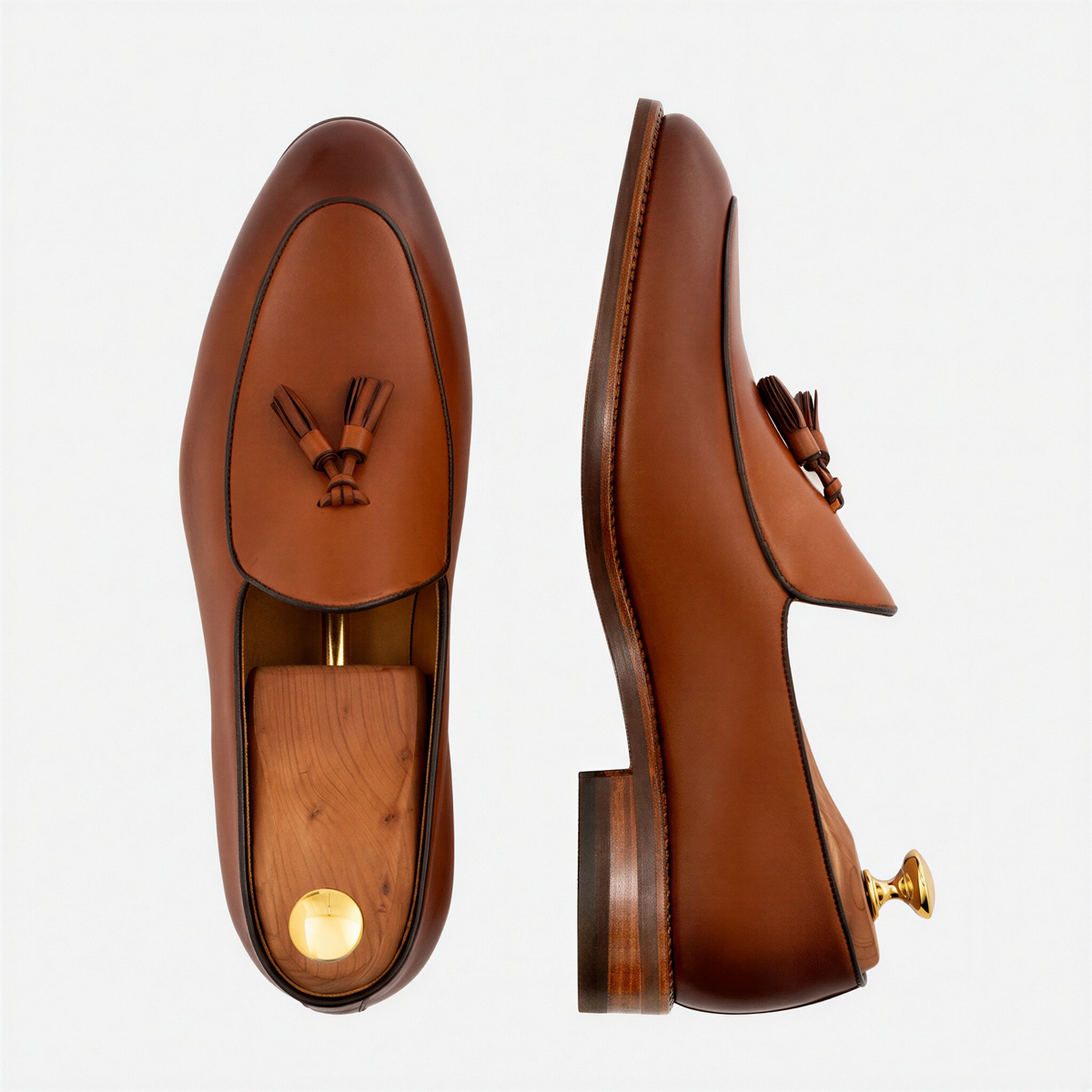 Perry Belgian Loafer voor heren in premium volnerf leer