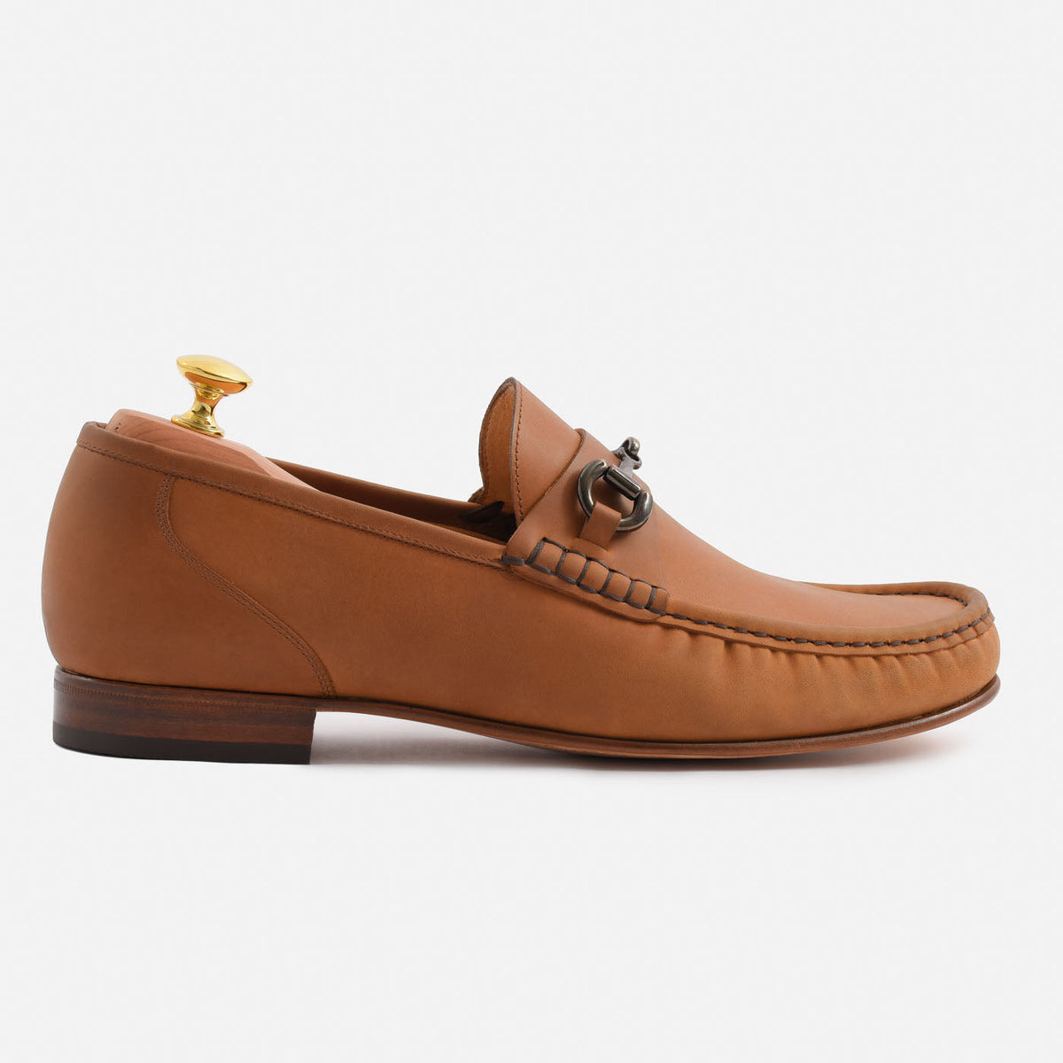 Anatomie van de Beaumont Bit Loafer in pull-up leer