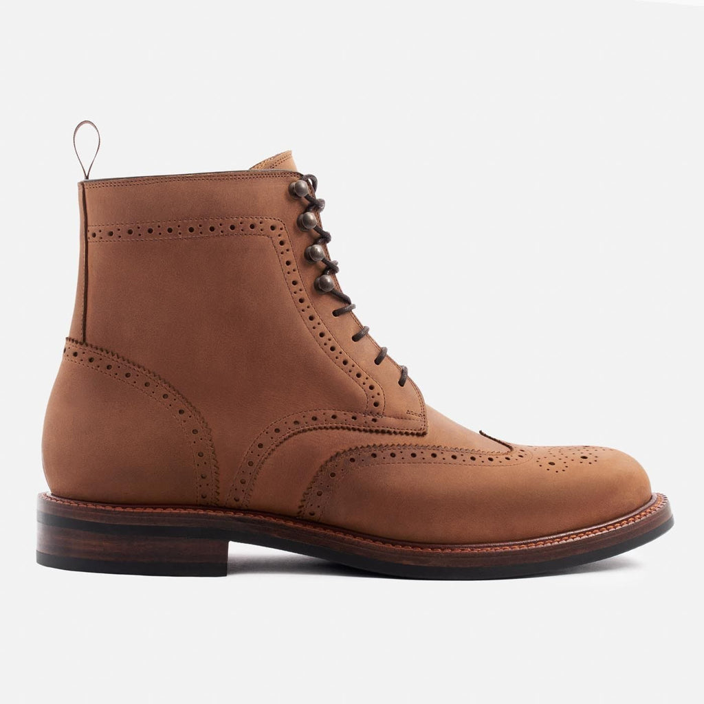 Nolan Pull-up Brogue Boots voor heren
