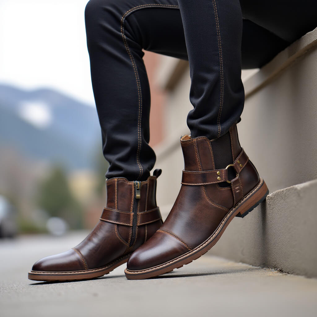 Roadster leren boots