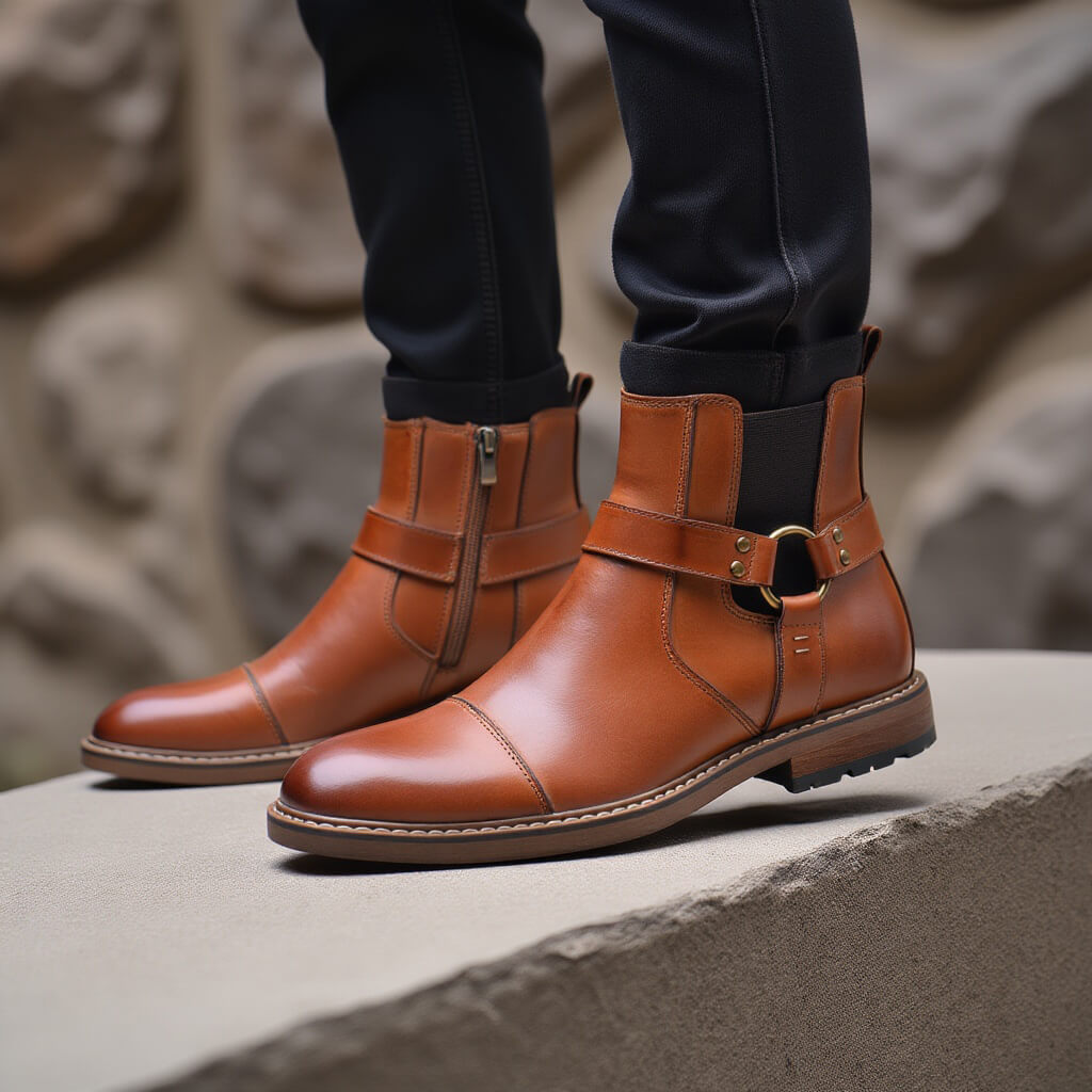 Roadster leren boots